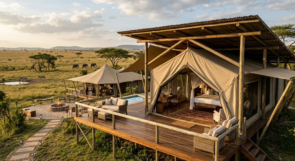Luxury camp in kenya